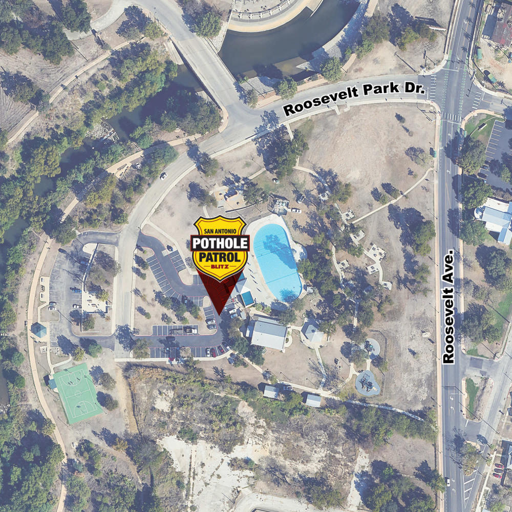 Pothole Patrol location map